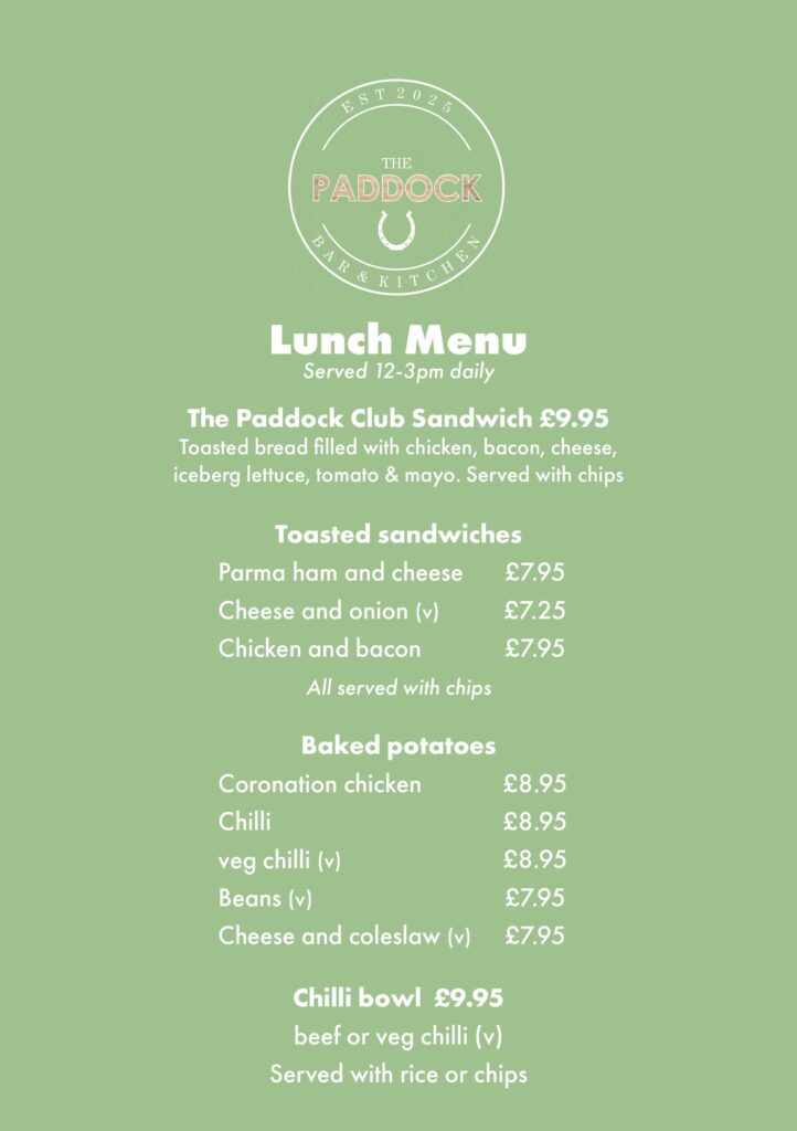 Lunch Menu