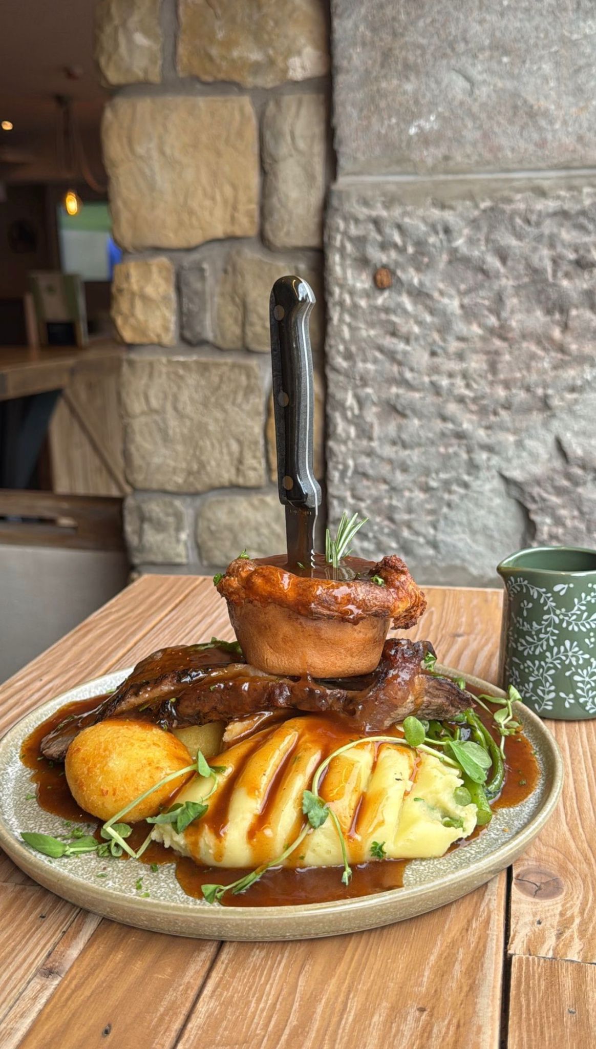 Roast dinner at The Paddock